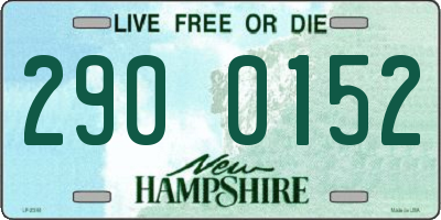 NH license plate 2900152