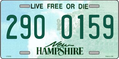 NH license plate 2900159