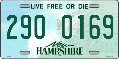 NH license plate 2900169