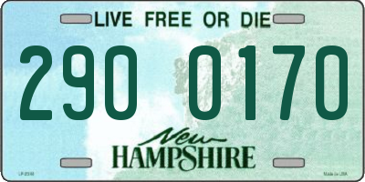 NH license plate 2900170