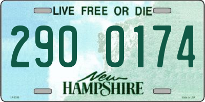 NH license plate 2900174
