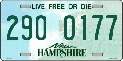 NH license plate 2900177
