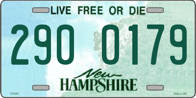 NH license plate 2900179