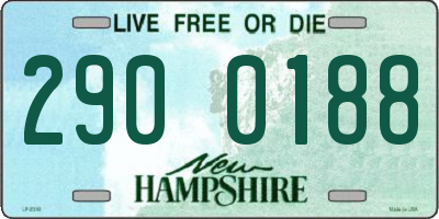 NH license plate 2900188