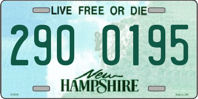 NH license plate 2900195