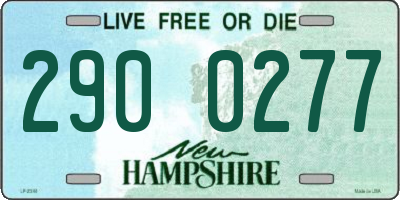 NH license plate 2900277