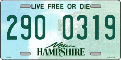 NH license plate 2900319