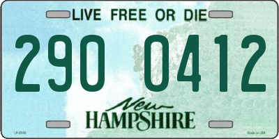 NH license plate 2900412