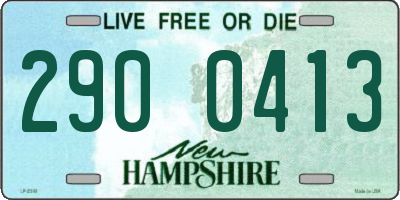 NH license plate 2900413