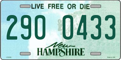 NH license plate 2900433