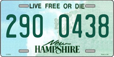 NH license plate 2900438
