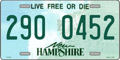 NH license plate 2900452