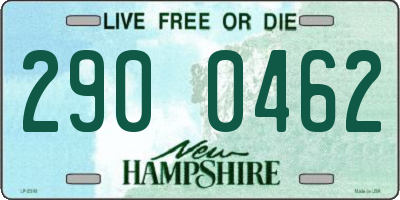NH license plate 2900462