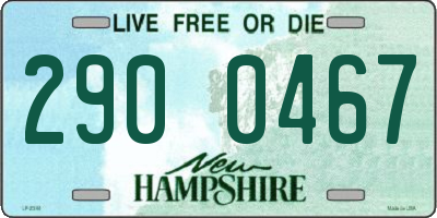NH license plate 2900467