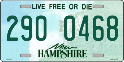 NH license plate 2900468