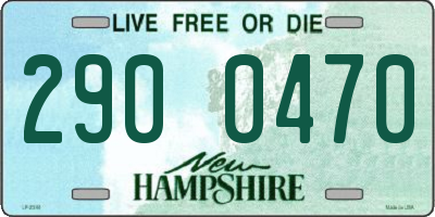 NH license plate 2900470