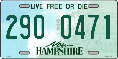 NH license plate 2900471
