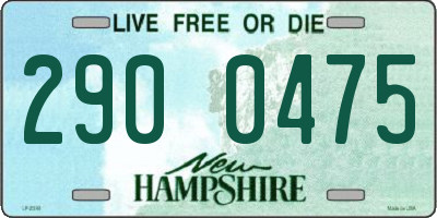 NH license plate 2900475