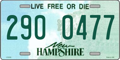 NH license plate 2900477