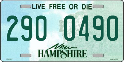 NH license plate 2900490