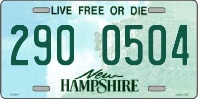 NH license plate 2900504