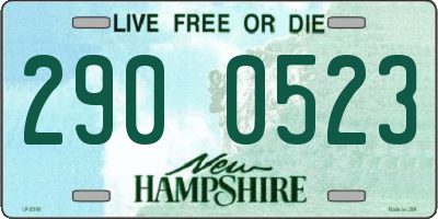 NH license plate 2900523