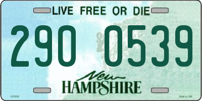 NH license plate 2900539