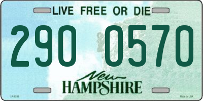 NH license plate 2900570