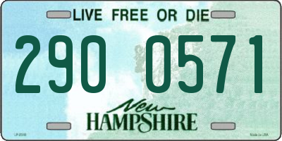 NH license plate 2900571