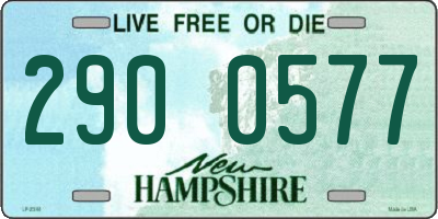 NH license plate 2900577