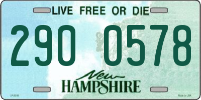 NH license plate 2900578