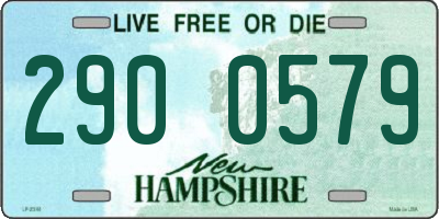 NH license plate 2900579