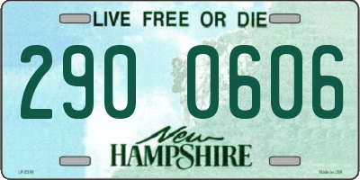 NH license plate 2900606