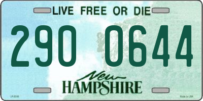 NH license plate 2900644