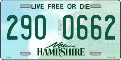 NH license plate 2900662
