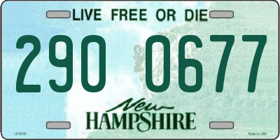 NH license plate 2900677