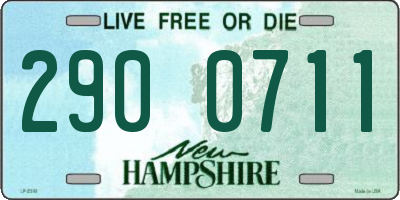 NH license plate 2900711