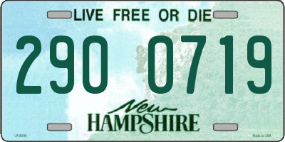 NH license plate 2900719
