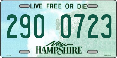 NH license plate 2900723