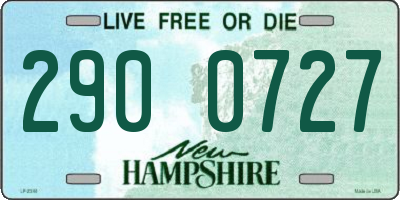 NH license plate 2900727