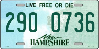 NH license plate 2900736