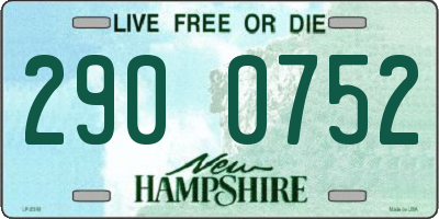 NH license plate 2900752
