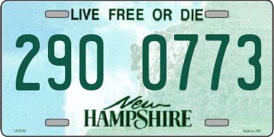 NH license plate 2900773