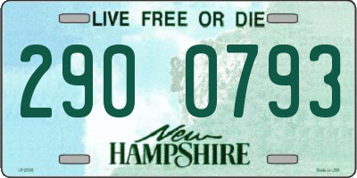 NH license plate 2900793
