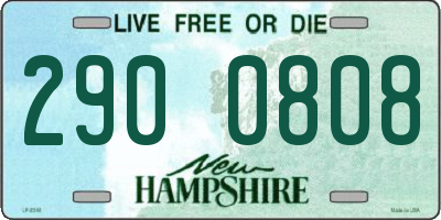 NH license plate 2900808