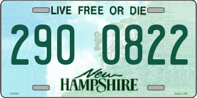NH license plate 2900822