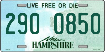 NH license plate 2900850