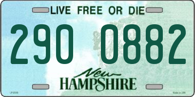 NH license plate 2900882