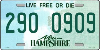 NH license plate 2900909
