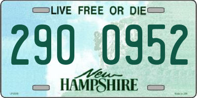 NH license plate 2900952